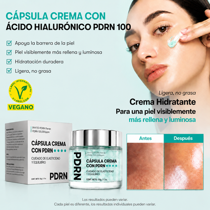 Cápsulas hidratantes faciales de salmón coreano PDRN